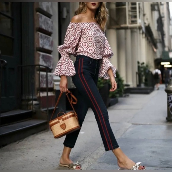 Veronica Beard Denim - Veronica Beard Carolyn Baby Boot Jean Side Stripe Jeans Women’s Size 24